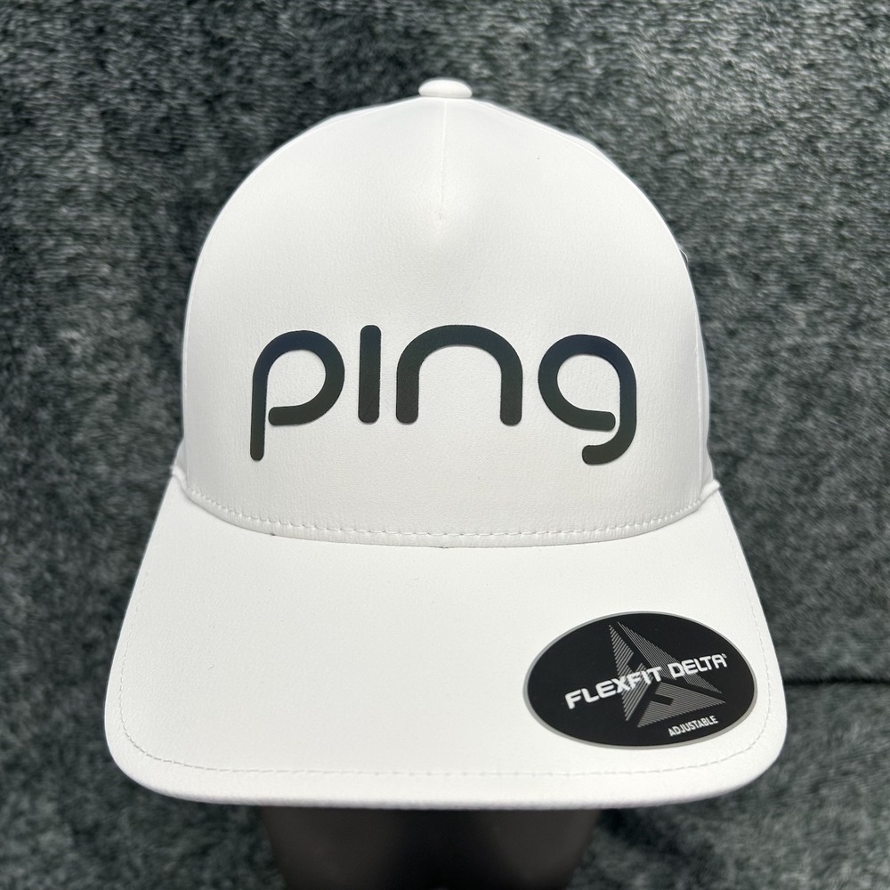 Ping Womens Adjustable White Performance Golf Cap Hat